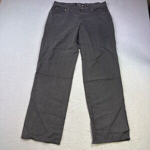 Nat Nast PANTS  Luxury Originals Men's  34 Silk‎ Cotton Black